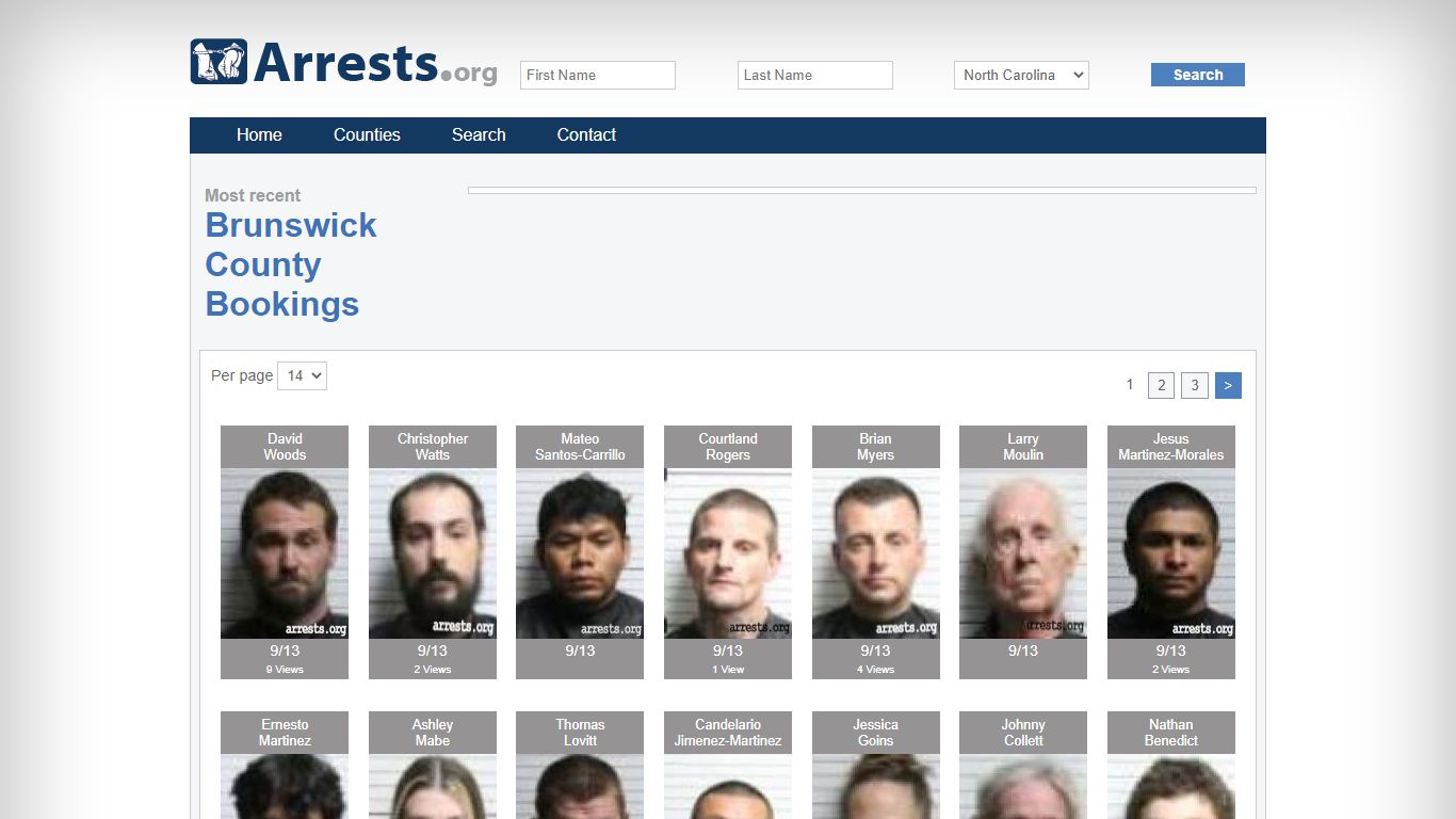 Brunswick County Arrests and Inmate Search